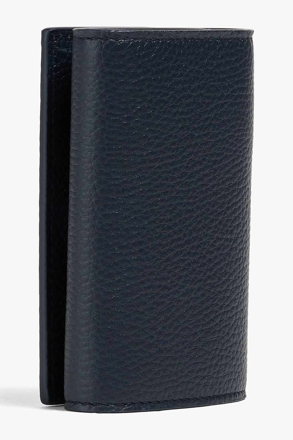 DUNHILL Belgrave textured-leather keychain
