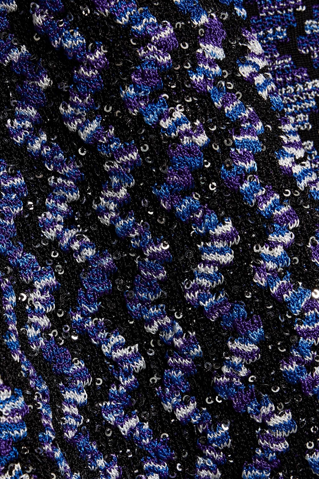 MISSONI Cropped sequined jacquard-knit cardigan