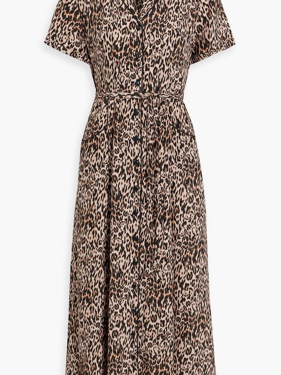 maria leopard-print silk midi dress