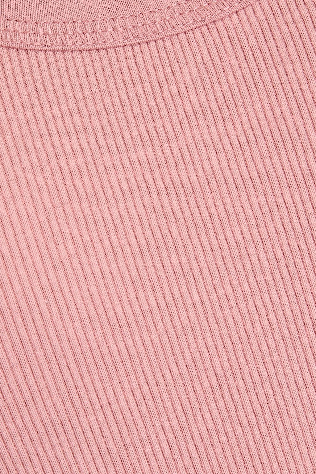 BY MALENE BIRGER فستان متوسط الطول من الجيرسي المصنوع من مزيج من القطن بتصميم مضلّع من "أنايسا"