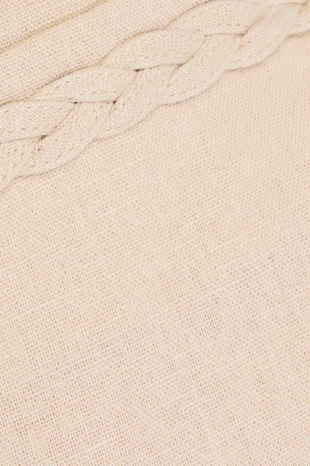 BY MALENE BIRGER تنورة قصيرة "كوراس" من الجلد