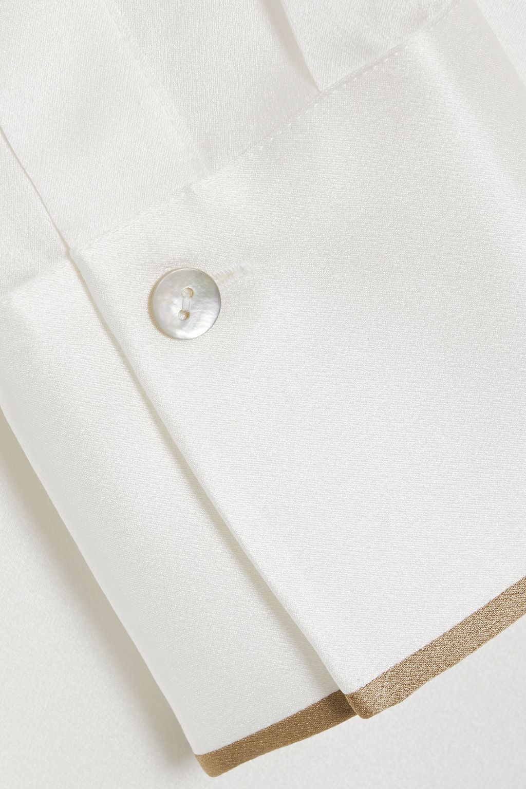 VINCE. Silk-satin shirt