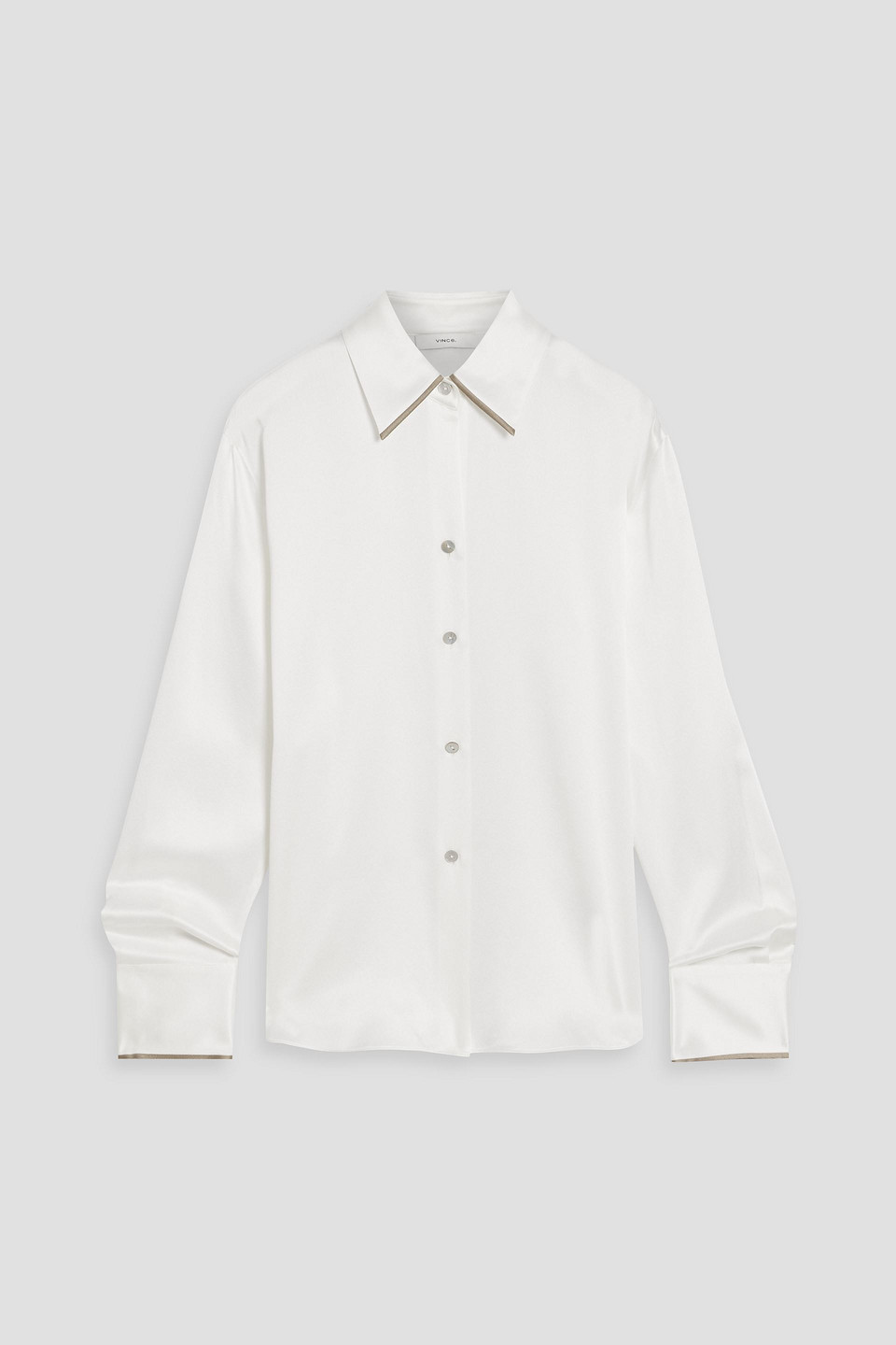 Vince Silk-satin Shirt