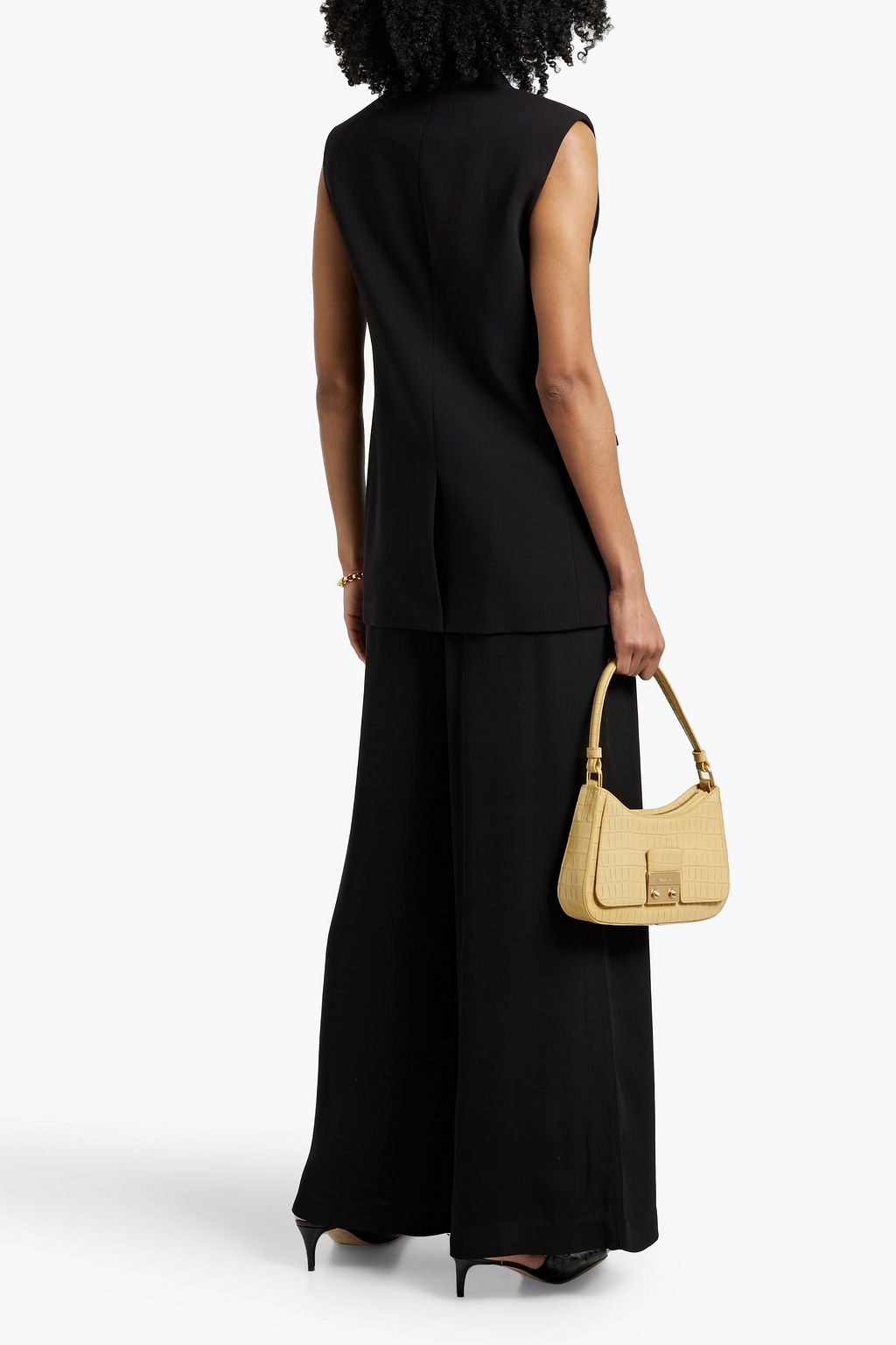VINCE. Crepe vest