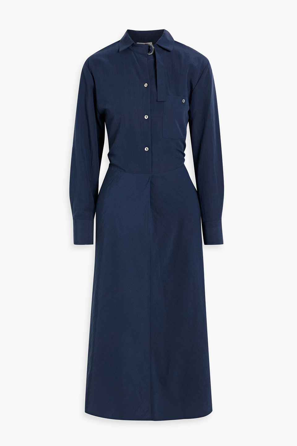 Vince Tencel™ Lyocell-blend Midi Shirt Dress