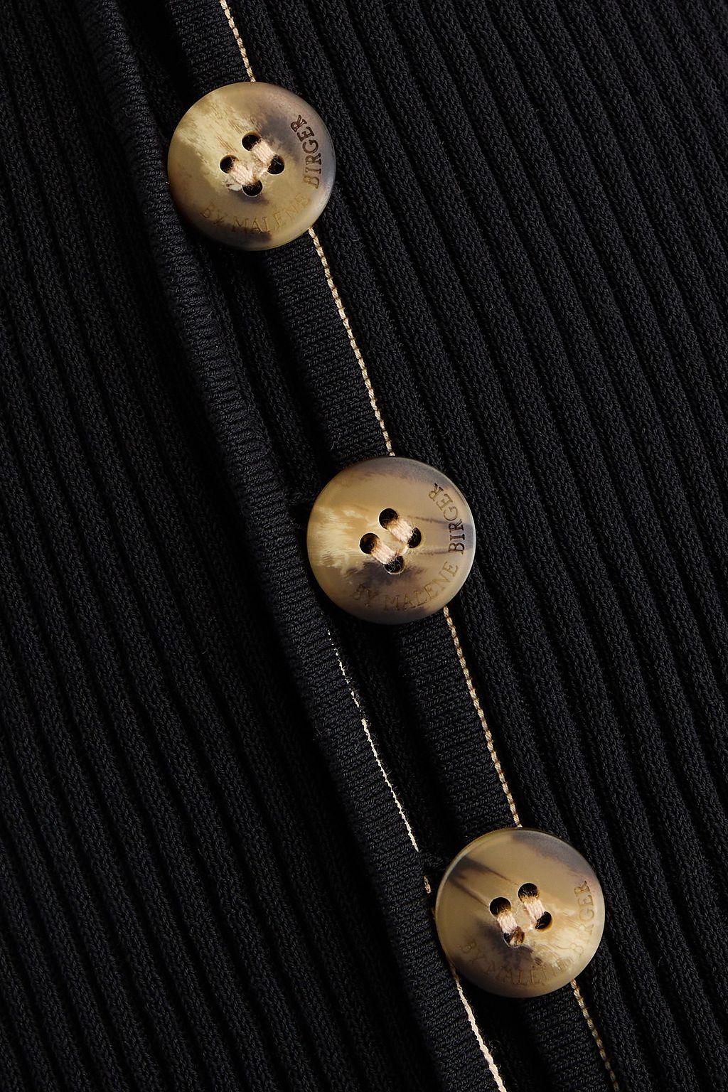 BY MALENE BIRGER 코튼 혼방 저지 레이어드 플레어 팬츠