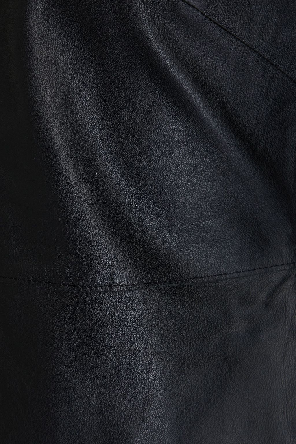BY MALENE BIRGER レザー ペプラムシャツ
