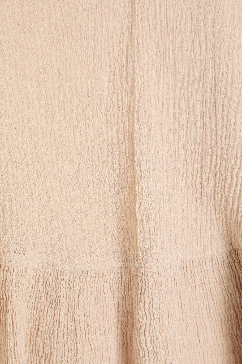BY MALENE BIRGER بلوزة "أوفيلي" من نسيج رقيق مصنوع من مزيج القطن وقماش راميه