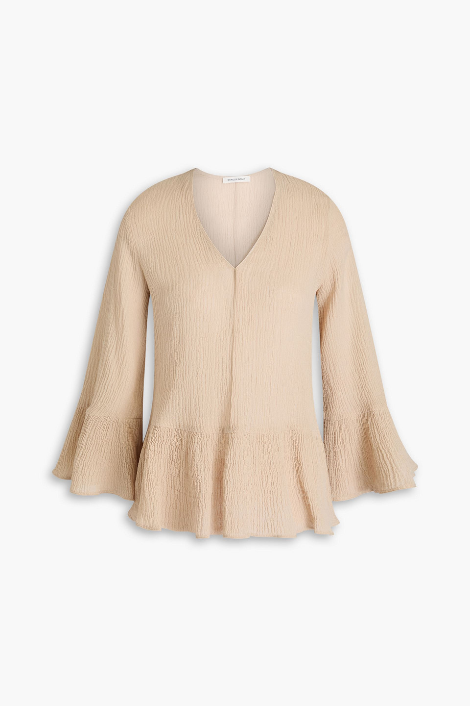 BY MALENE BIRGER OPHELIES RAMIE AND COTTON-BLEND GAUZE BLOUSE