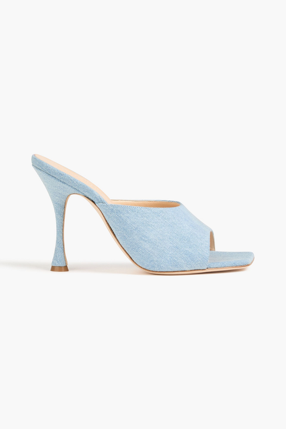 Magda Butrym Denim Mules In Light Denim