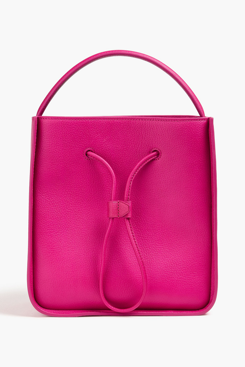 3.1 Phillip Lim Soleil Small Pebbled-leather Bucket Bag In Fuchsia