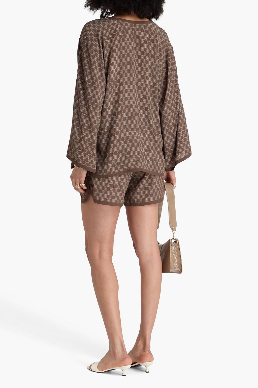 BY MALENE BIRGER Plazzo printed crepe de chine blouse