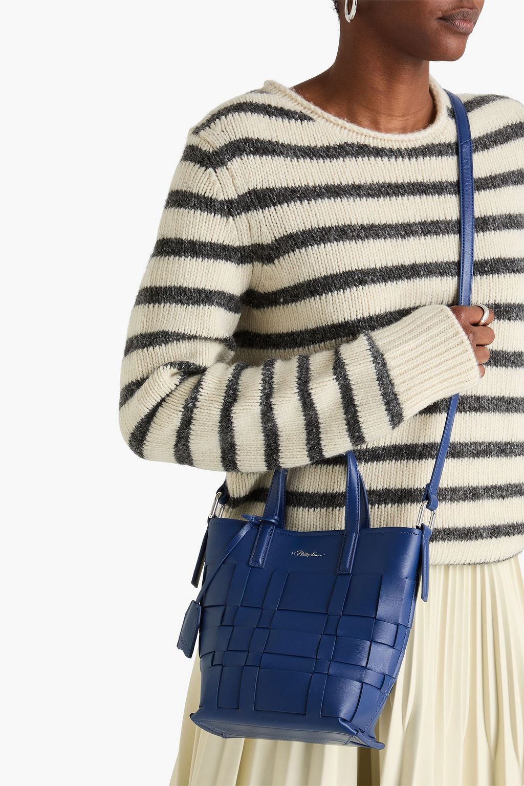 3.1 PHILLIP LIM Odita mini woven leather bucket bag