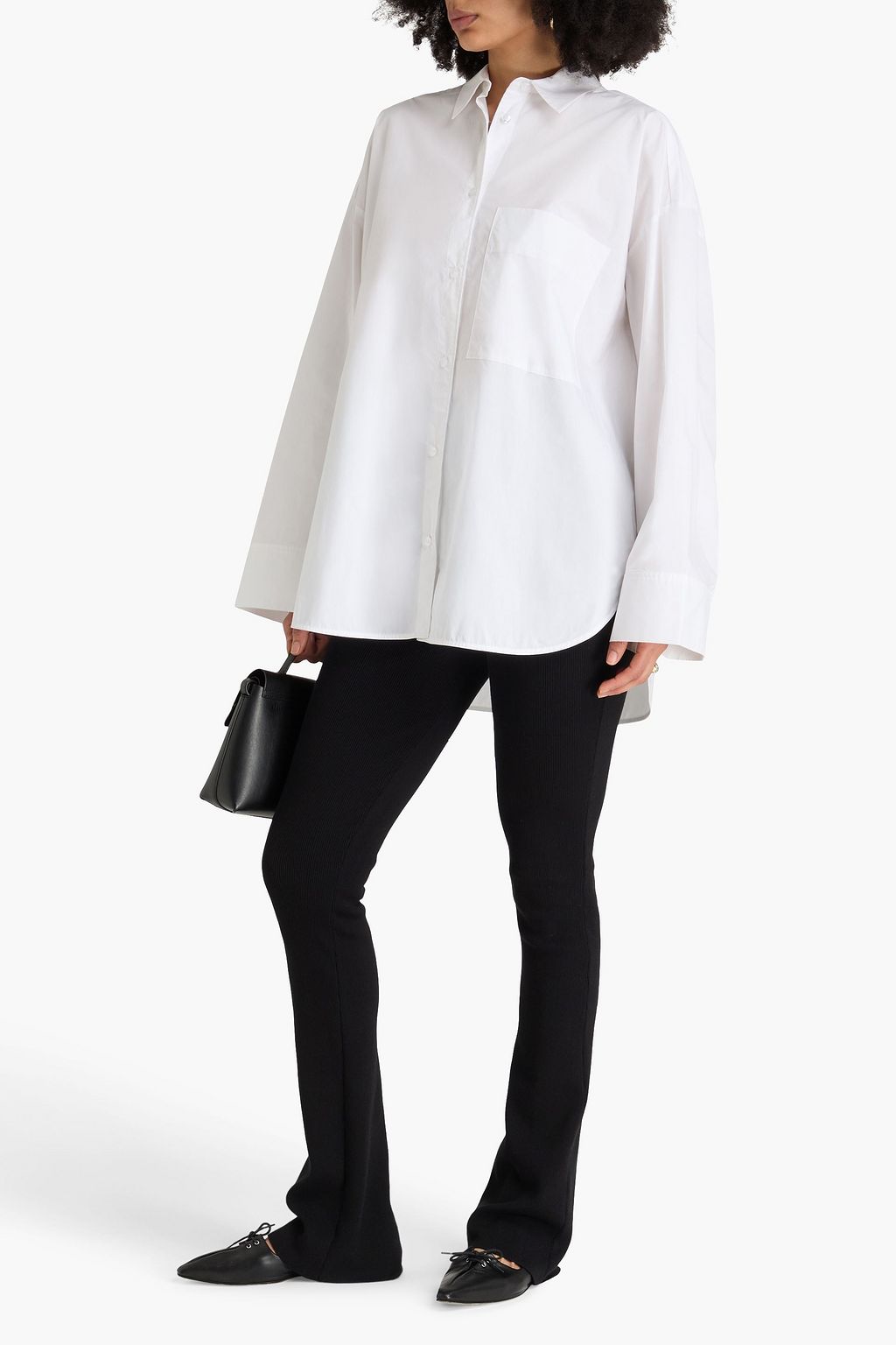 BY MALENE BIRGER قميص "ديريس" من قطن البوبلين