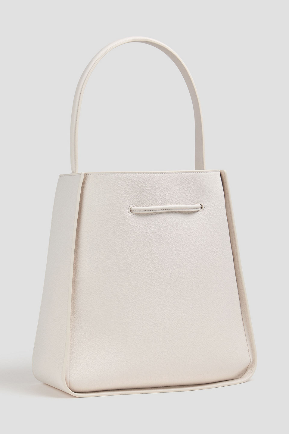 3.1 Phillip Lim Soleil Large Pebbled-leather Bucket Bag In Off-white