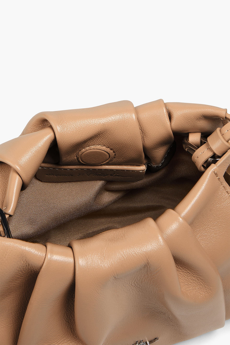 Shop 3.1 Phillip Lim Blossom Mini Leather Cross-body Bag In Sand