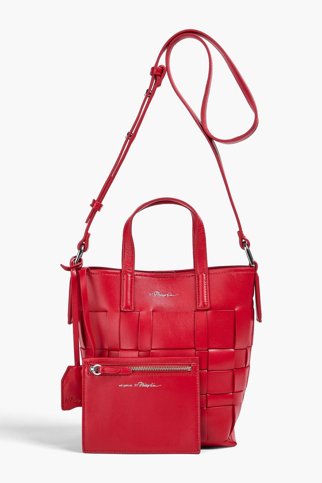 3.1 PHILLIP LIM Odita woven leather bucket bag