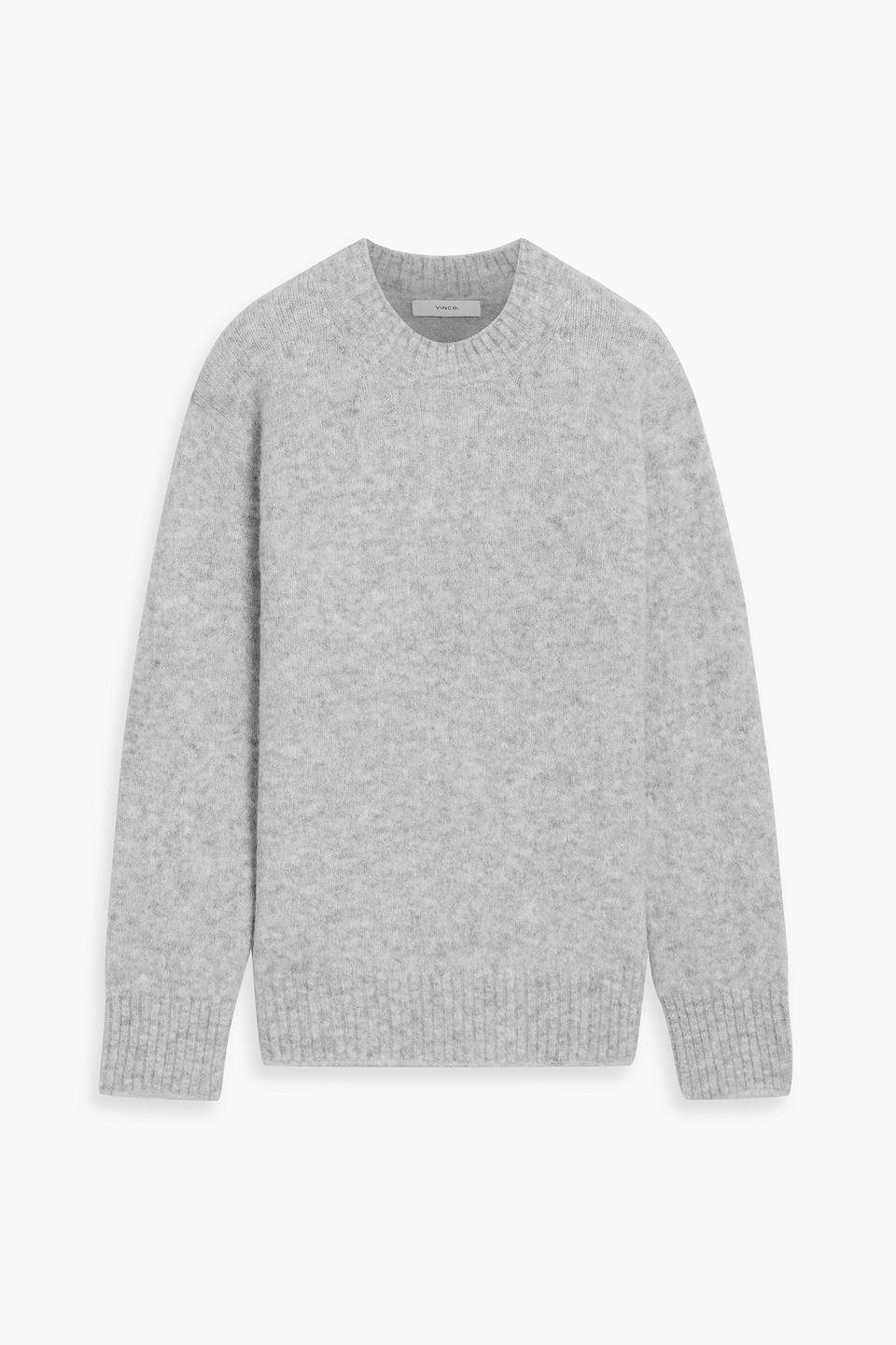 Vince Alpaca-blend Sweater In Silver