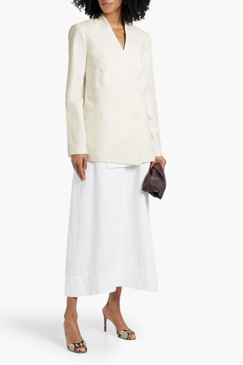 LOULOU STUDIO Lahari twill blazer