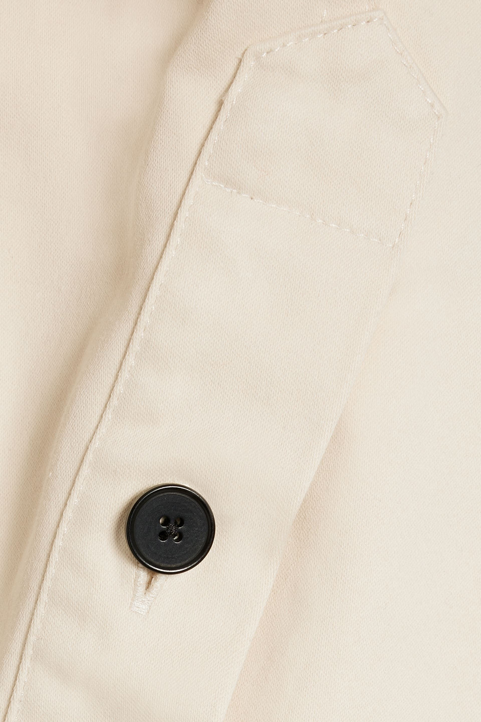 Another Tomorrow Cotton-canvas Jacket In Ecru