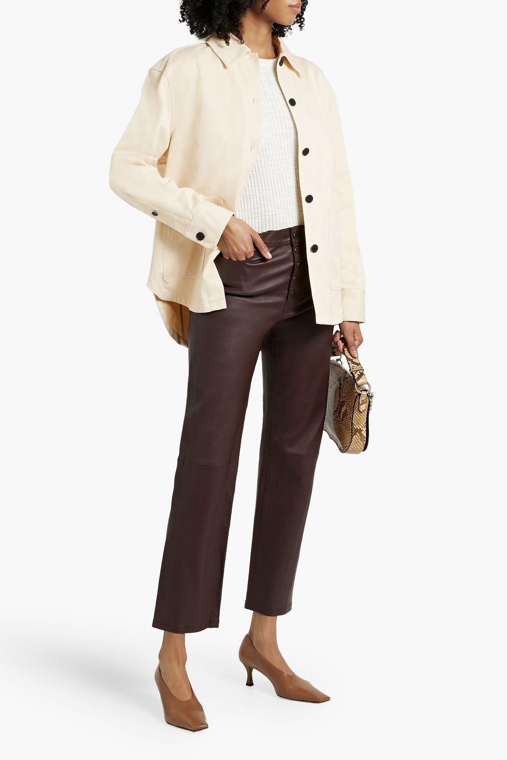 ANOTHER TOMORROW Cotton-canvas jacket