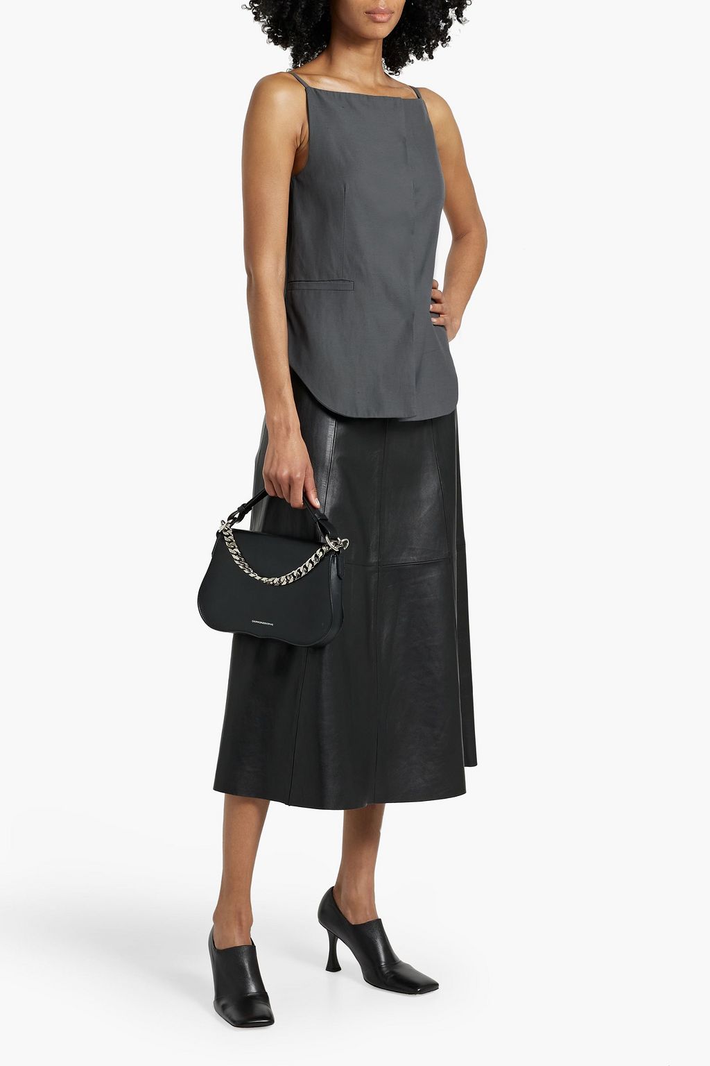 LOULOU STUDIO Mihant grain de poudre top