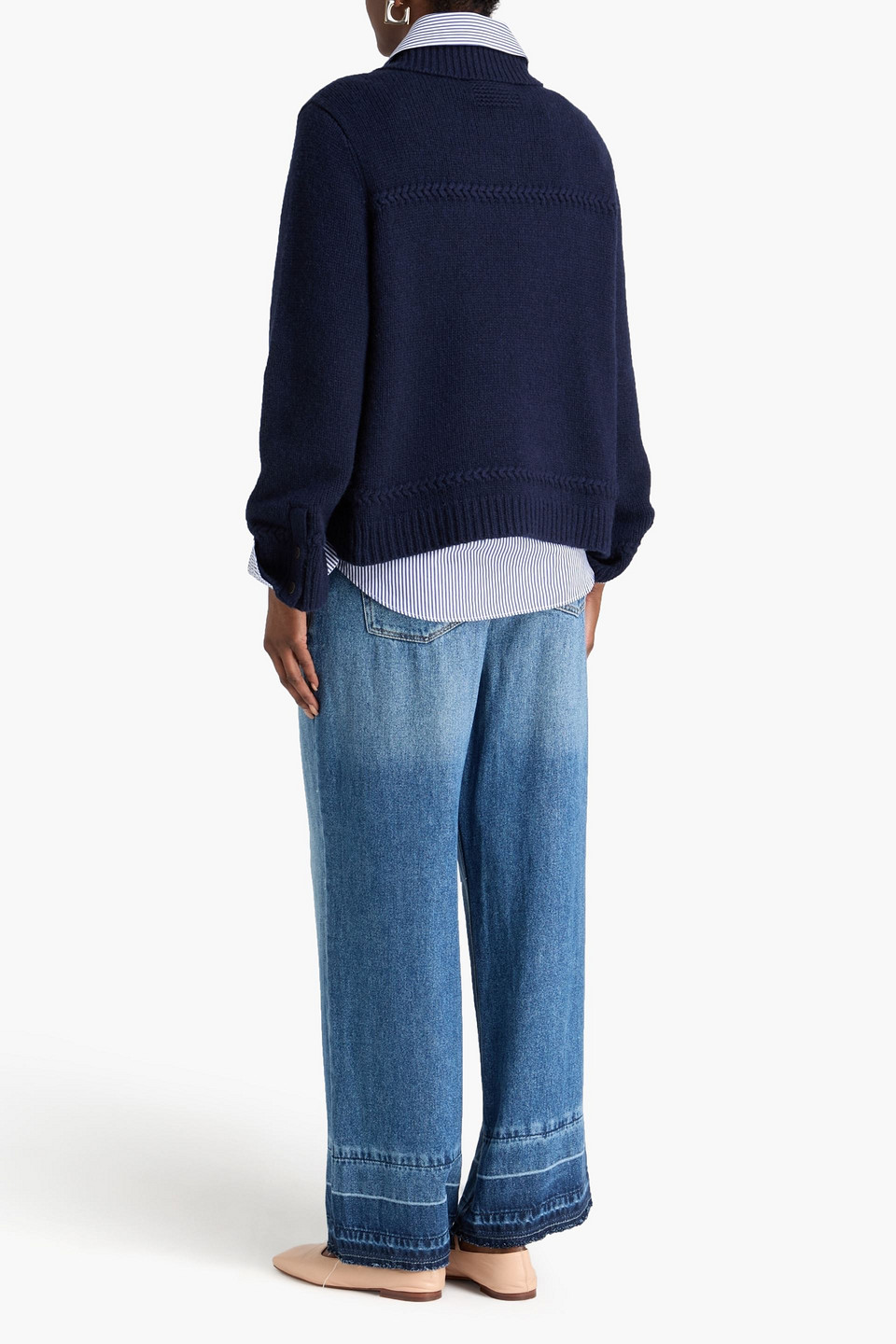  Guest In Residence - Jean Cashmere And Wool-blend Jacket - Blue - M 