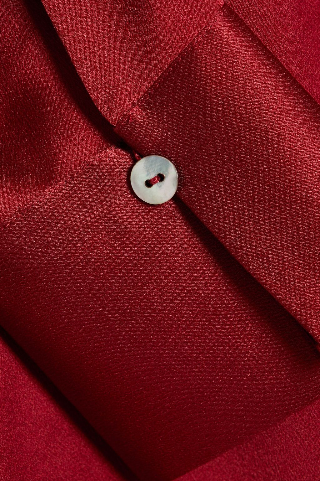 VINCE. Silk-satin shirt