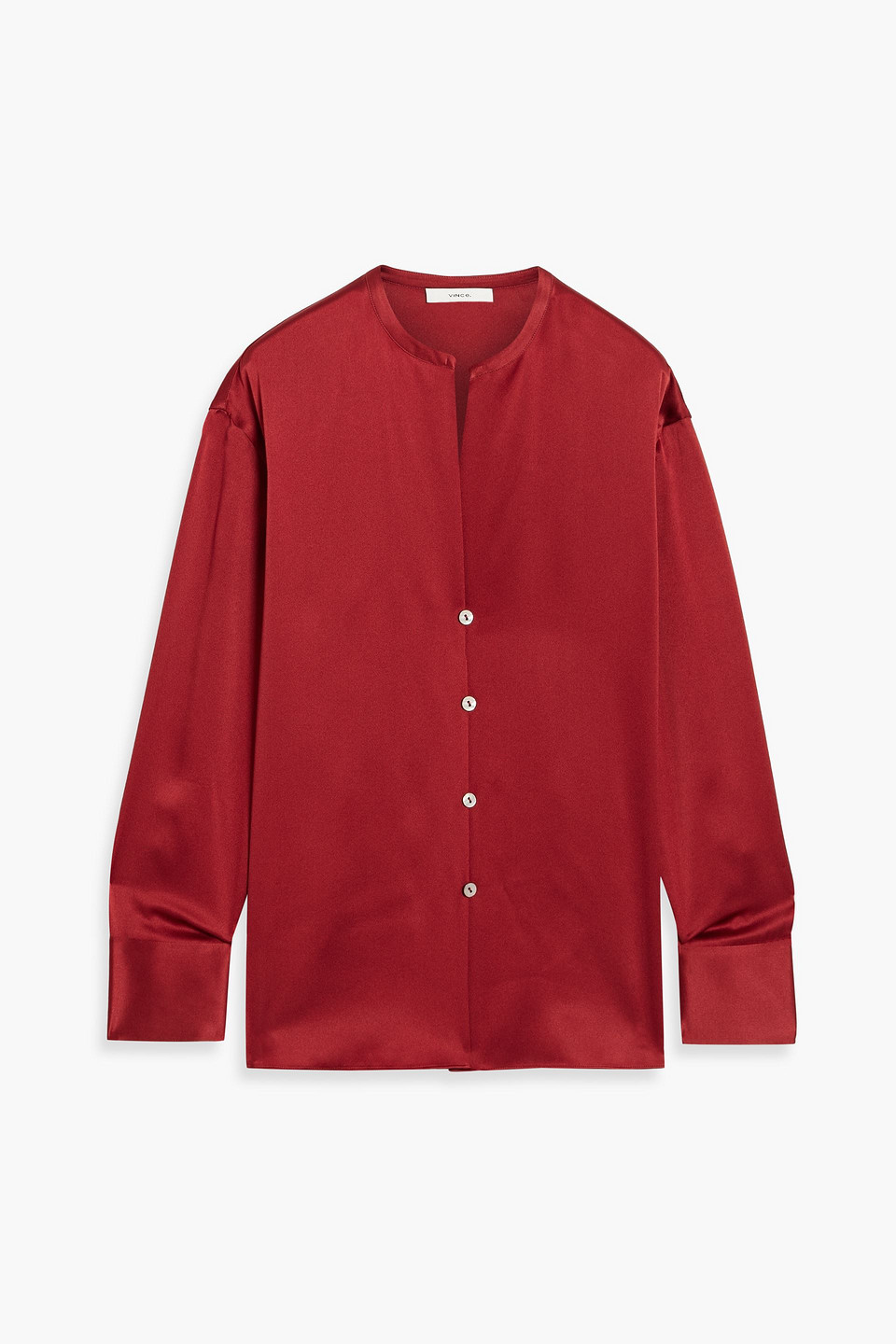 Vince Silk-satin Shirt