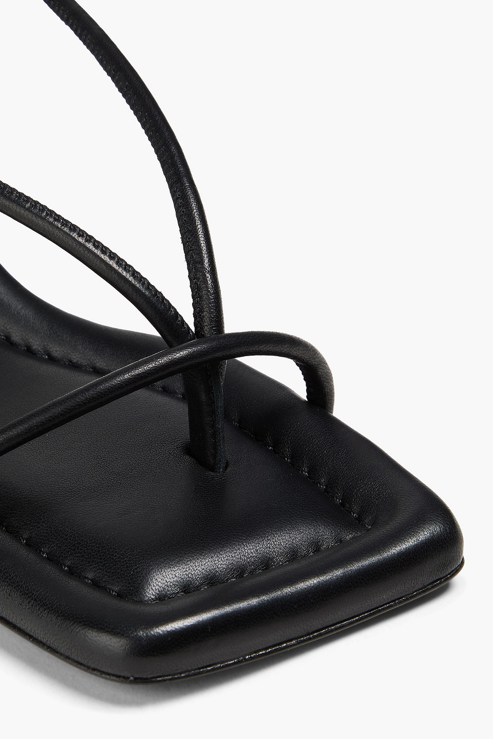 BY MALENE BIRGER TEVI LEATHER SLINGBACK SANDALS