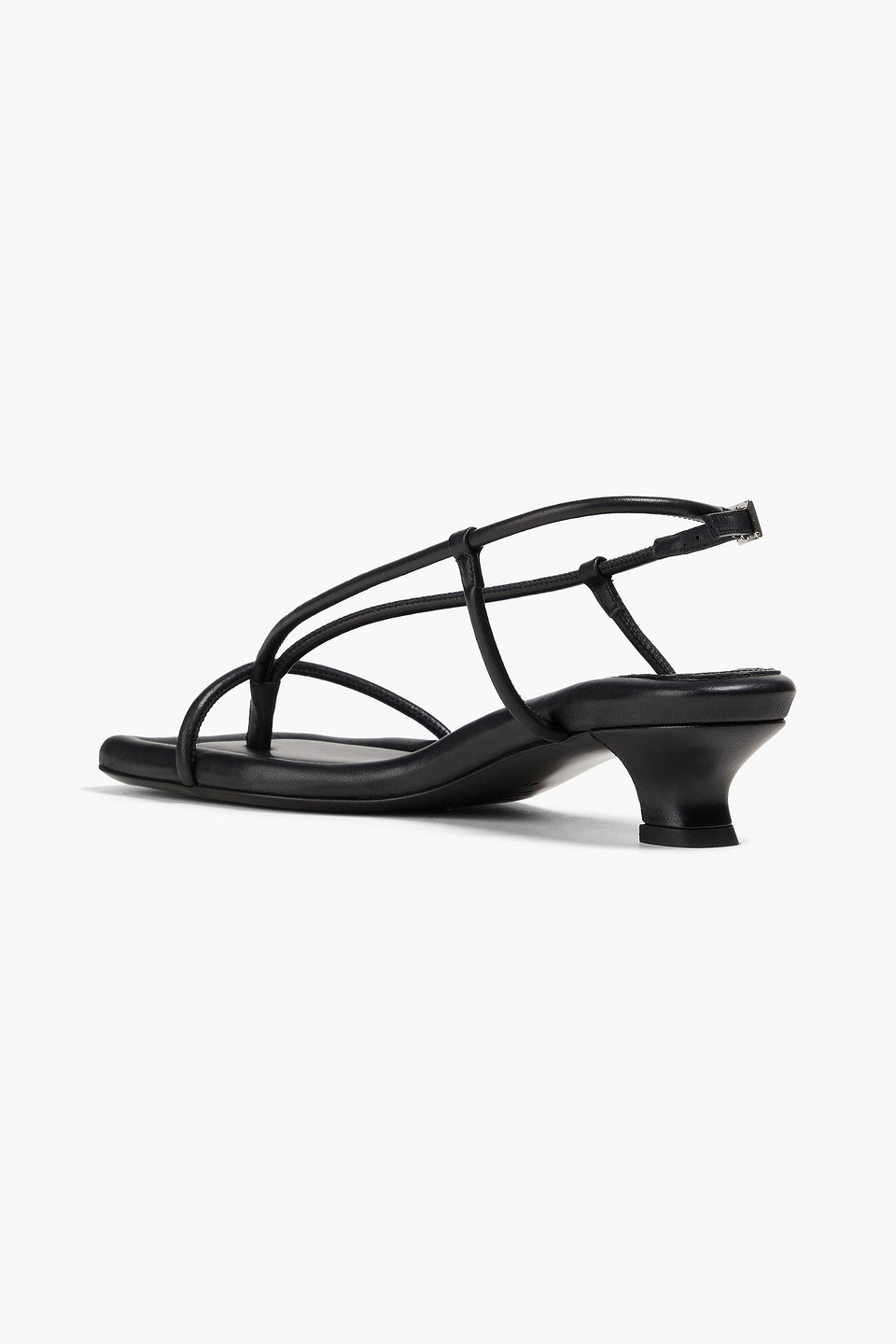 BY MALENE BIRGER TEVI LEATHER SLINGBACK SANDALS