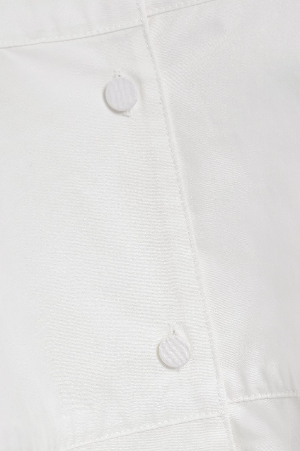 CO Fluted cotton-poplin shirt