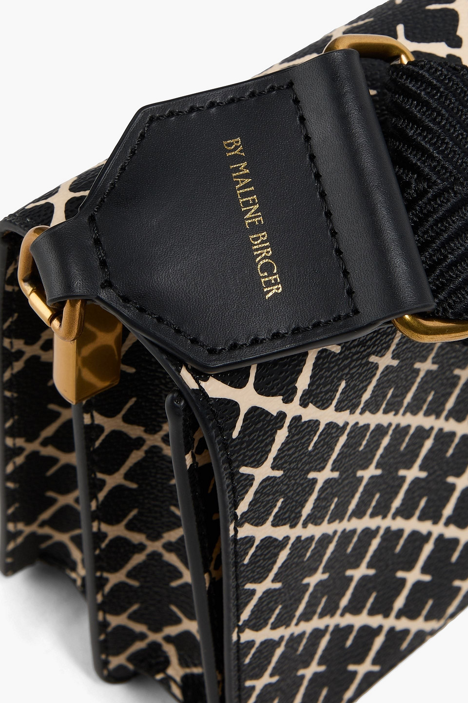 By Malene Birger Loenna Printed Shoulder Bag In Black