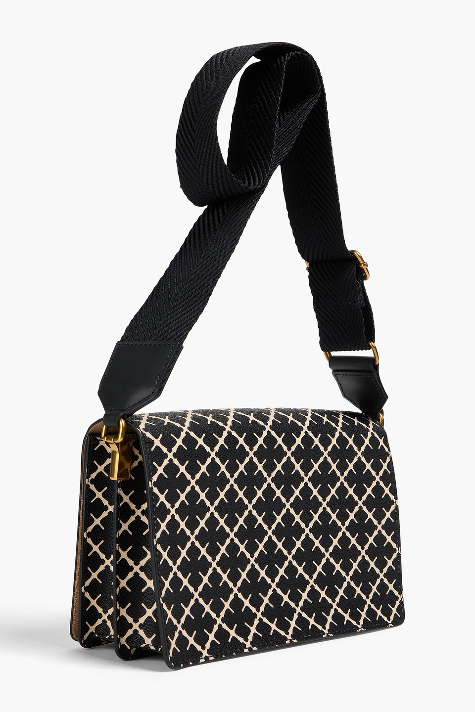 By Malene Birger Loenna Printed Shoulder Bag In Black