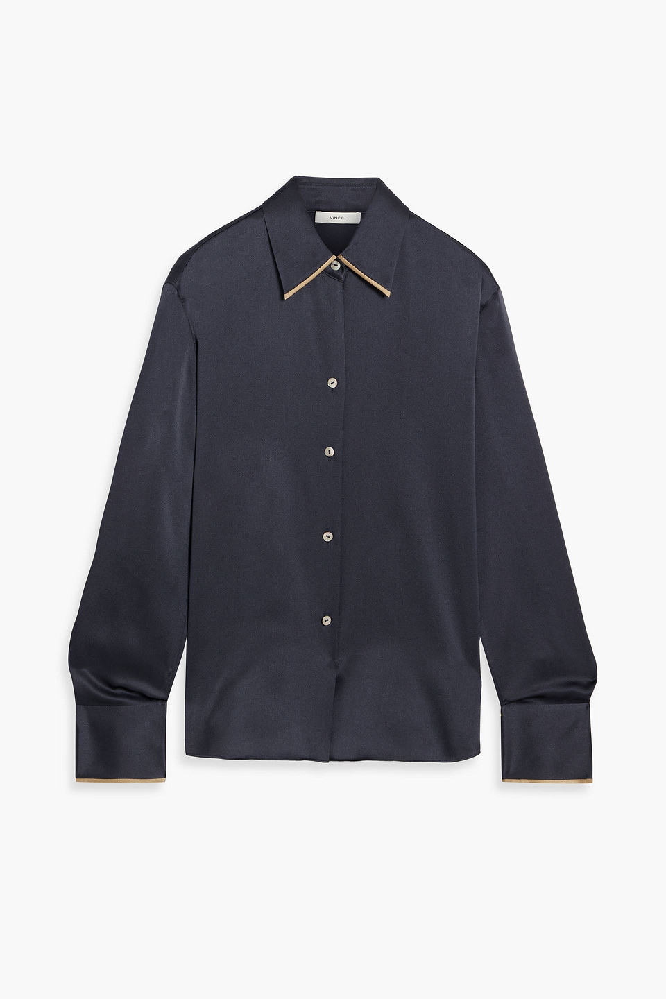 Vince Silk-satin Shirt