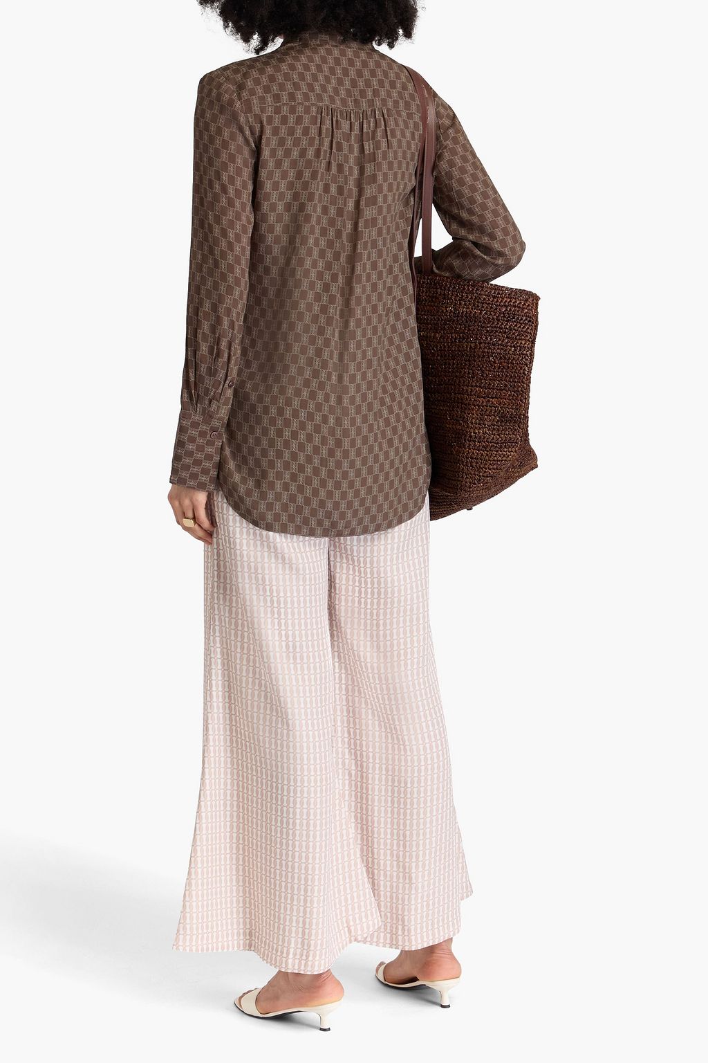 BY MALENE BIRGER Mabillon printed crepe de chine blouse