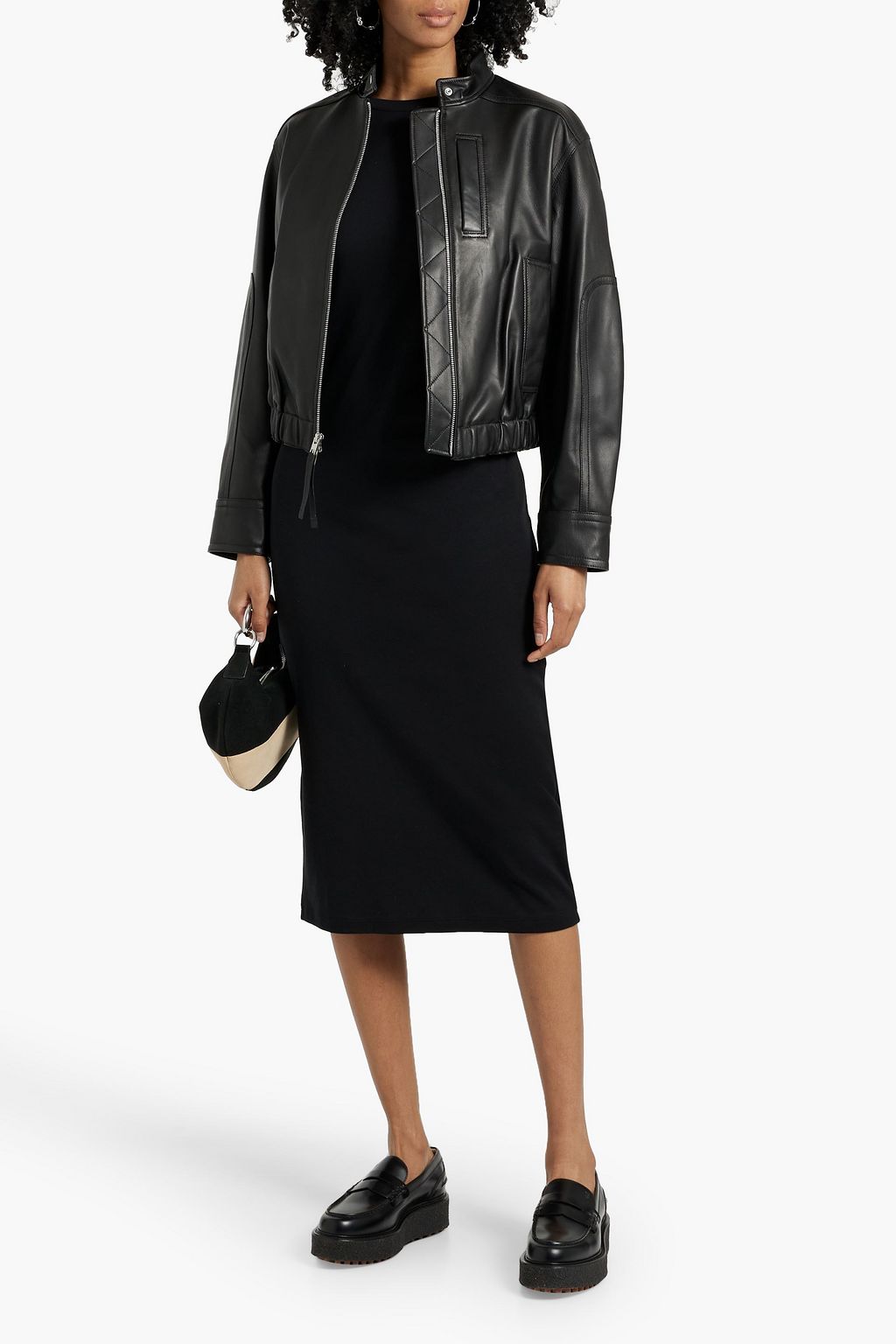 VINCE. Leather jacket