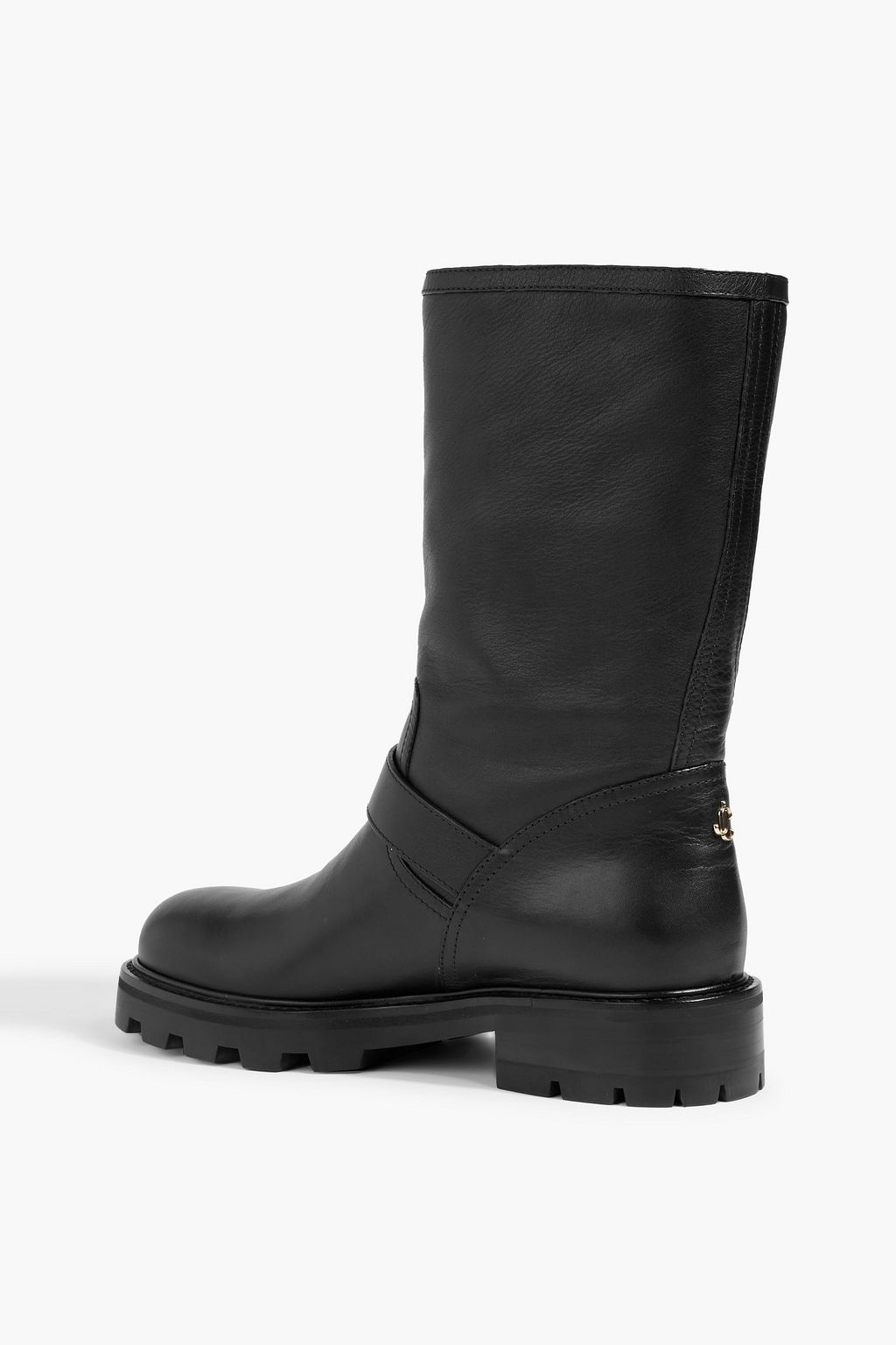 JIMMY CHOO Biker II leather combat boots