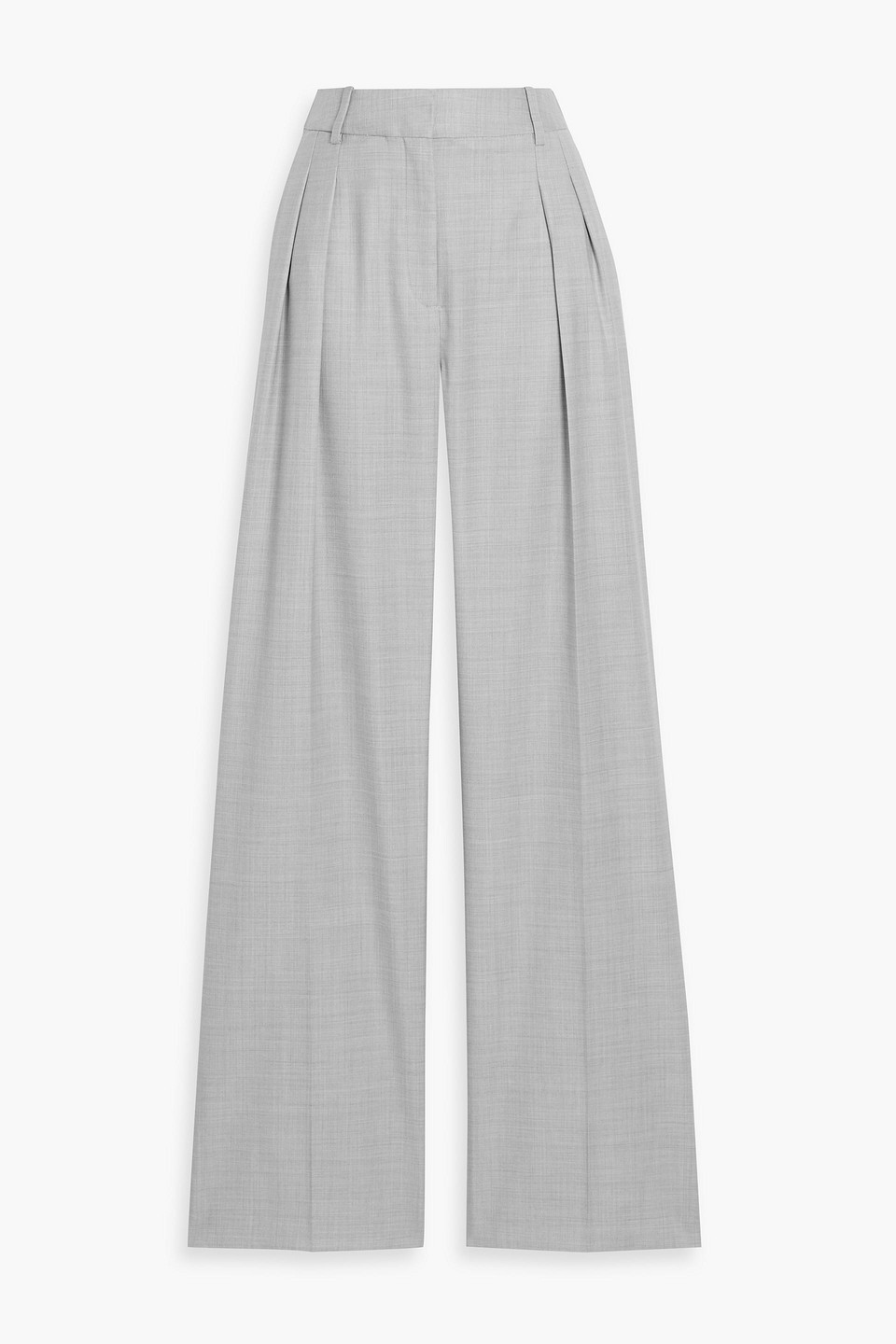 Sbiru pleated wool-twill wide-leg pants