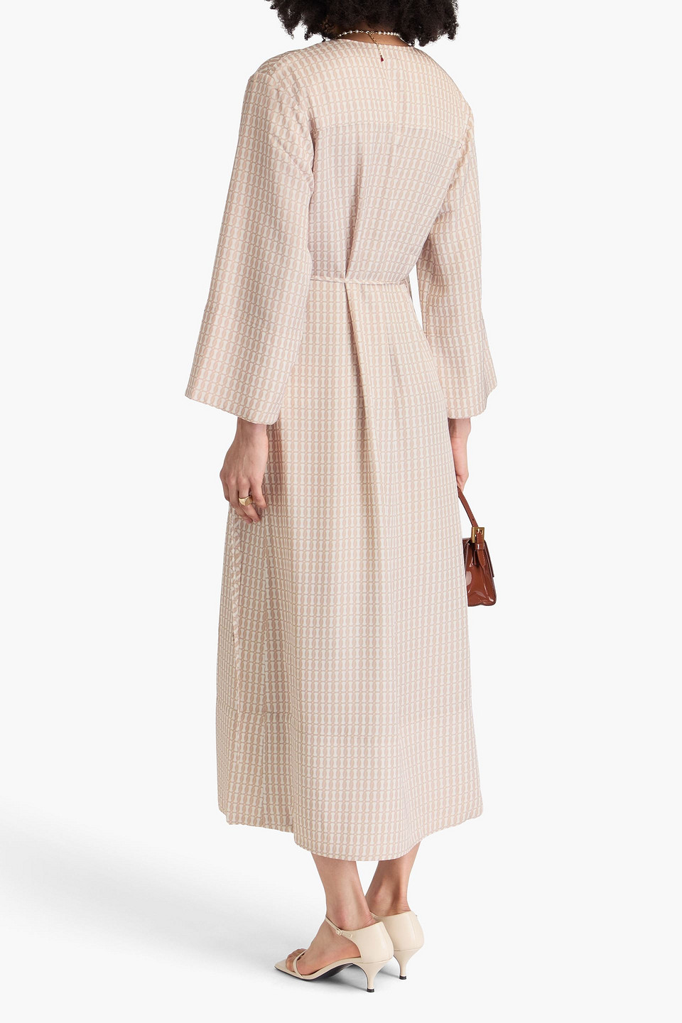 BY MALENE BIRGER MANISSA PRINTED TWILL MAXI WRAP DRESS