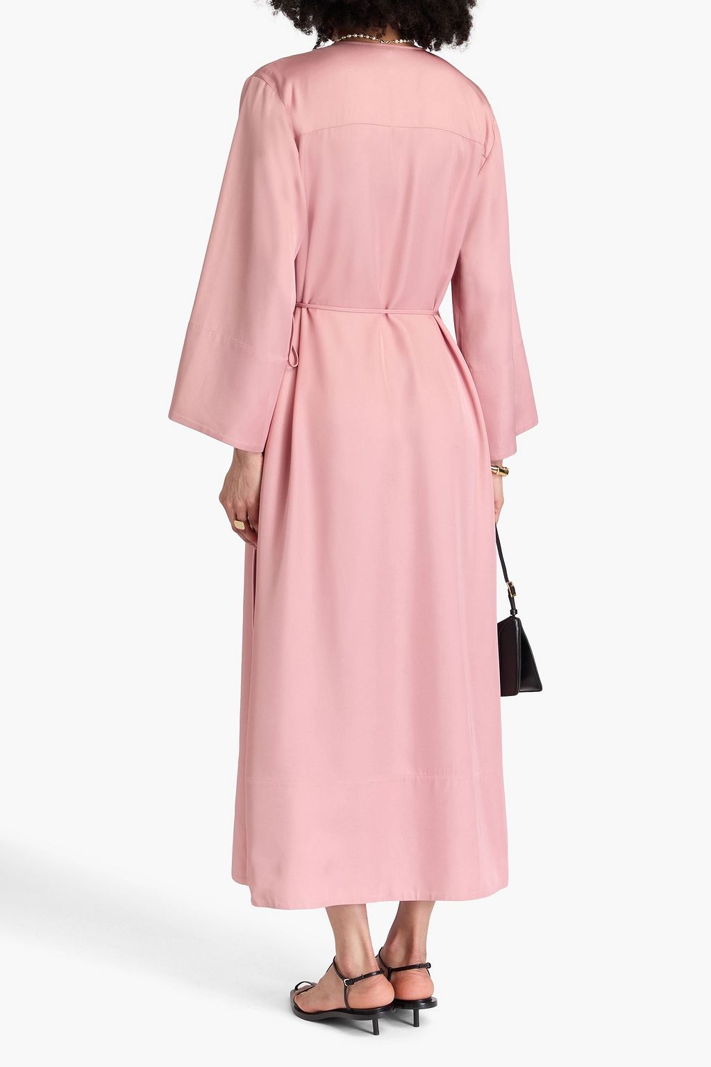 BY MALENE BIRGER فستان "مانيسا" طويل من التويل بتصميم ملتف
