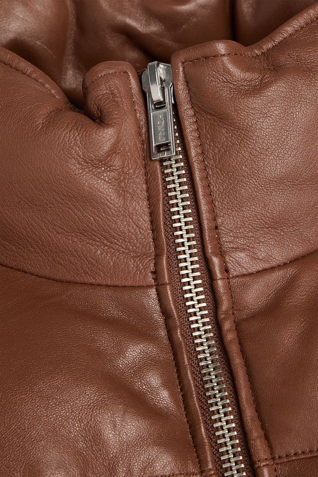 DEADWOOD Denver quilted padded leather jacket