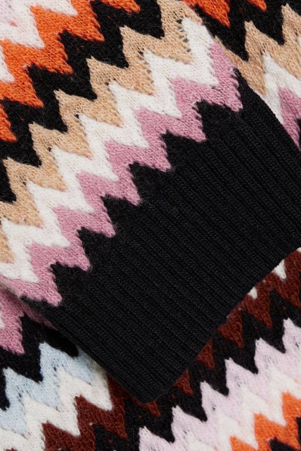 MISSONI Jacquard-knit wool cardigan