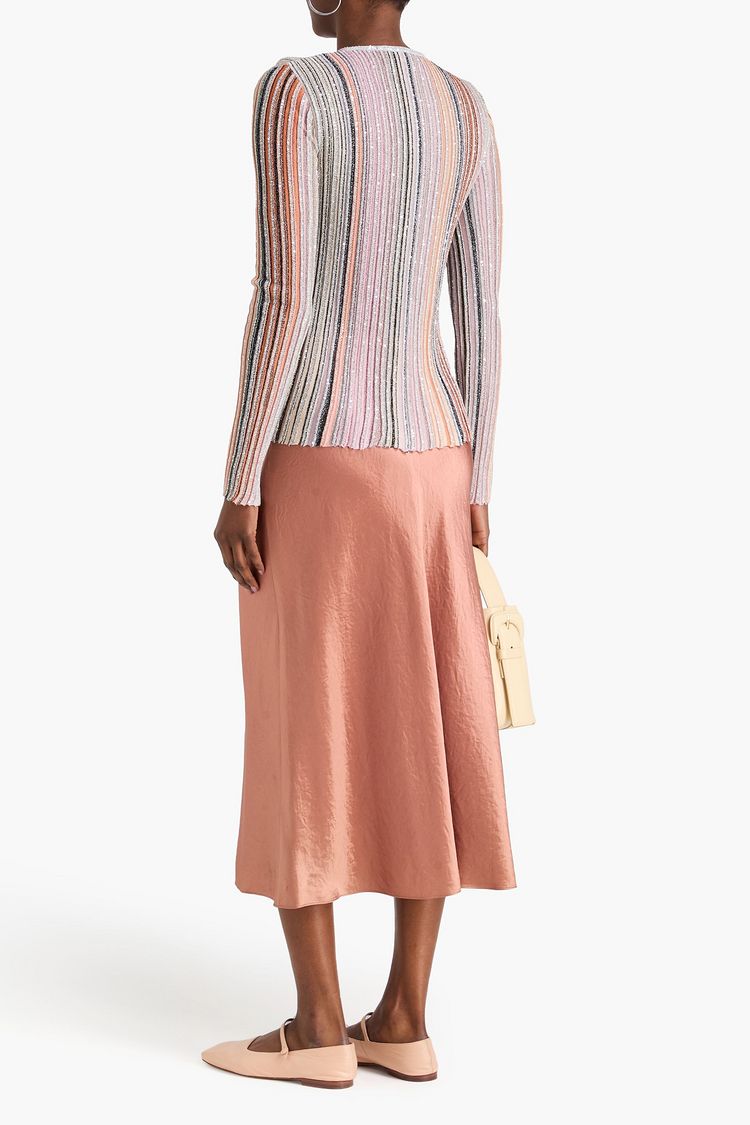 Sequin Striped Sweater main image 1