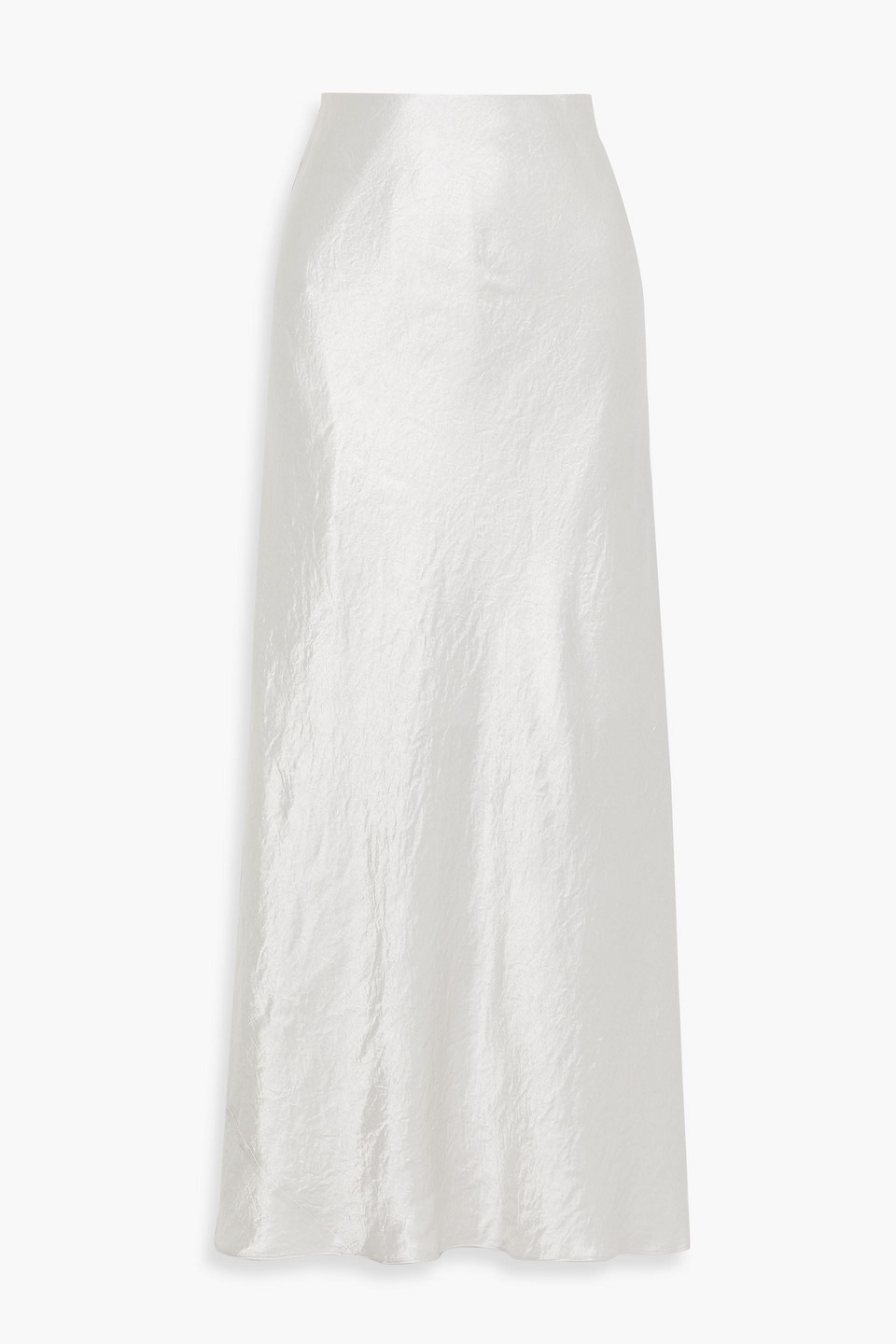 Vince Crinkled-satin Maxi Skirt