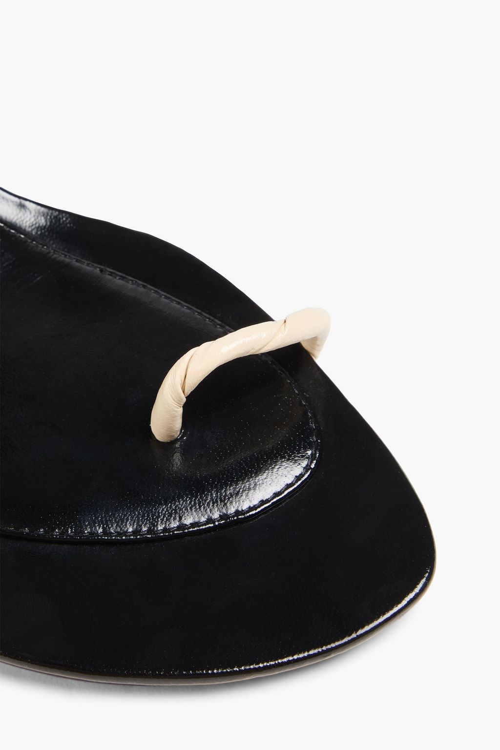 PROENZA SCHOULER レザー サンダル ノット付き