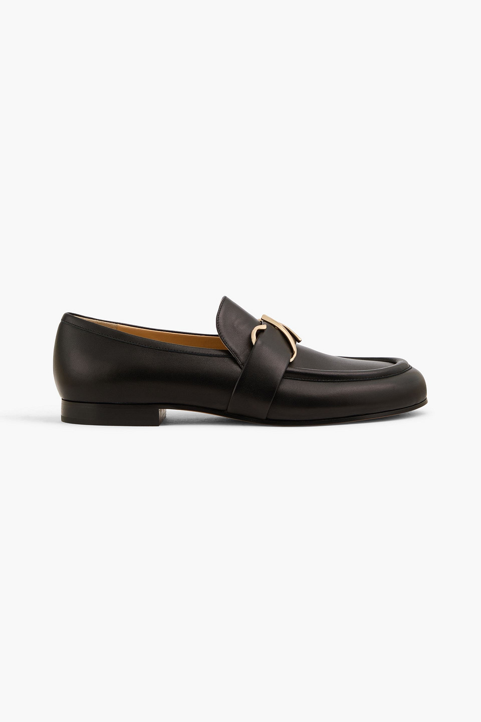 Proenza Schouler Embellished Leather Loafers In Black