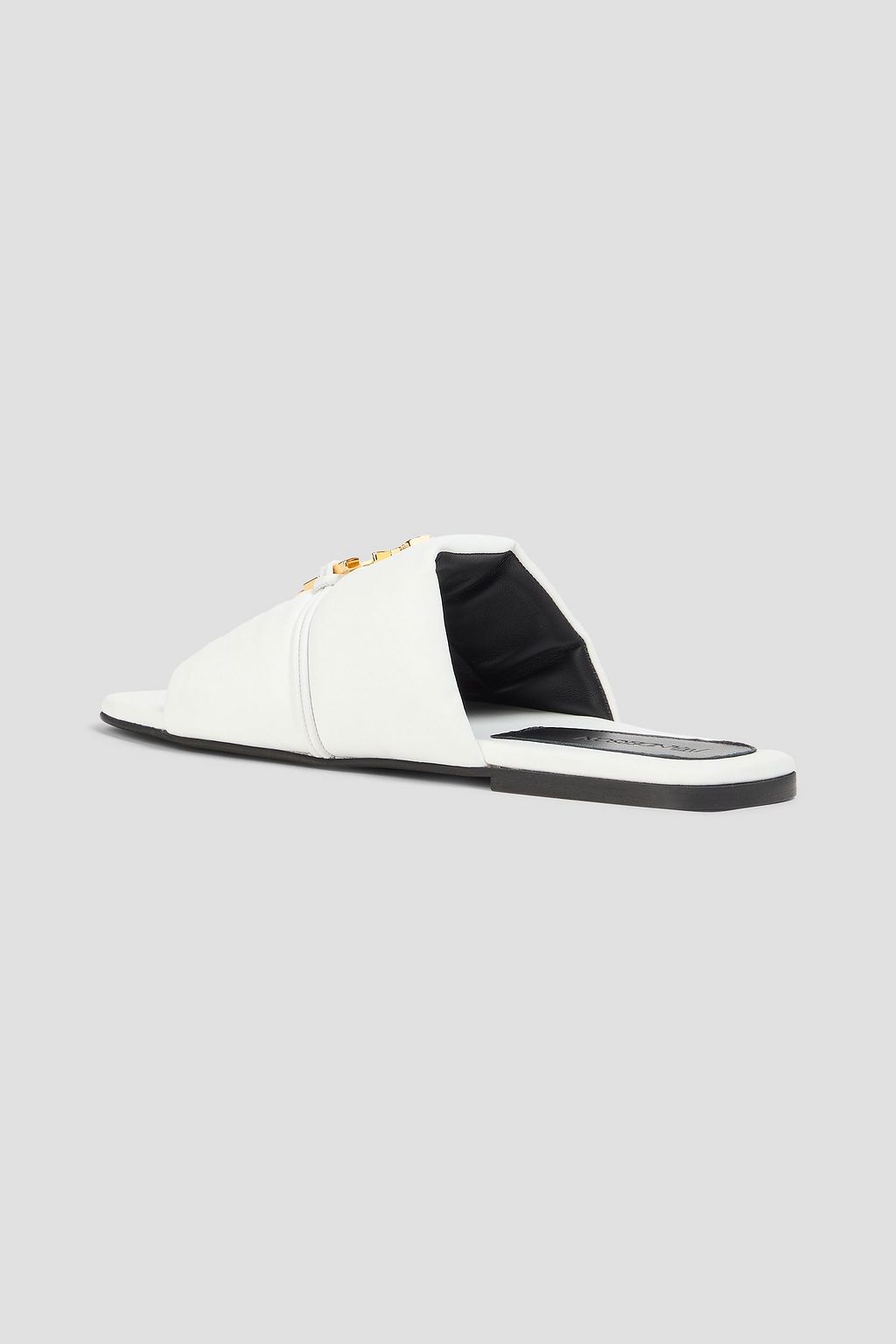 JW ANDERSON レザー スライドサンダル パッド入り