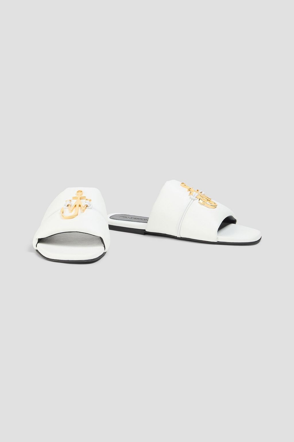 JW ANDERSON レザー スライドサンダル パッド入り