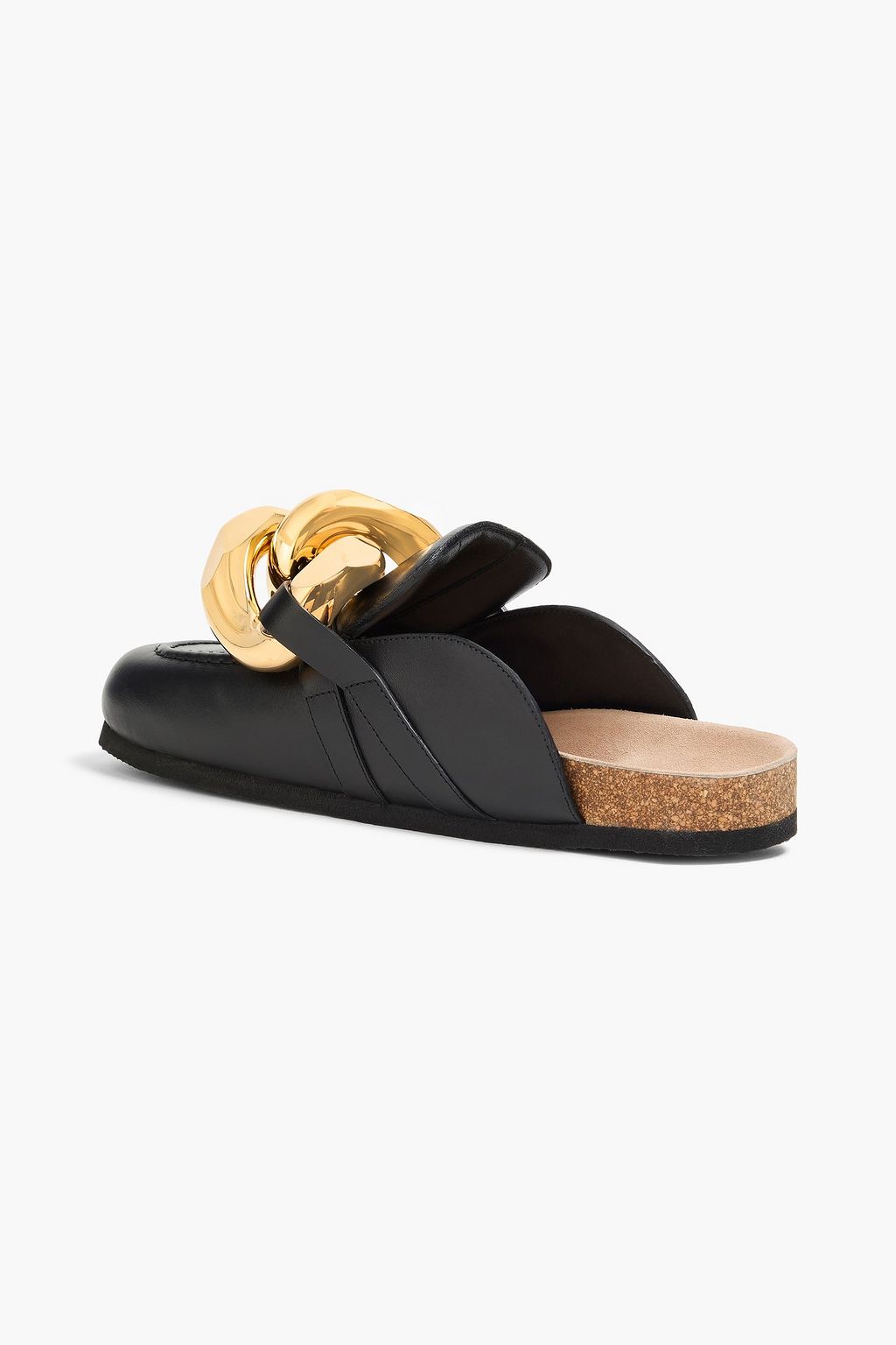 JW ANDERSON حذاء الكلوغ من الجلد مزينة بسلسلة